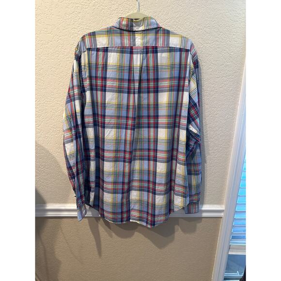Men’s Ralph Lauren Classic Plaid Button Up Shirt. Size XL - Picture 3 of 4